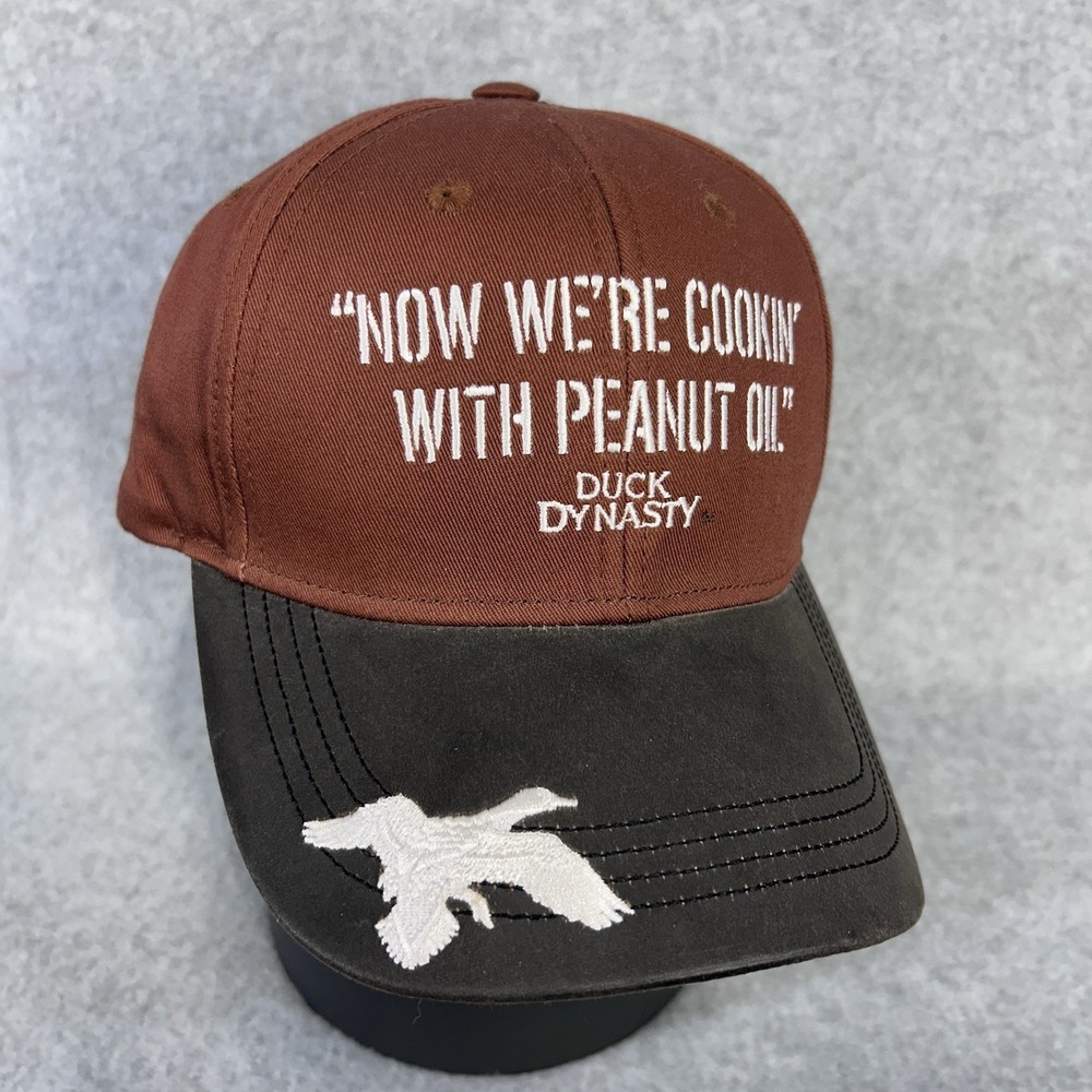 Duck Dynasty "Now We're Cookin' With Peanut Oil" NWOT Brown & Black Hat